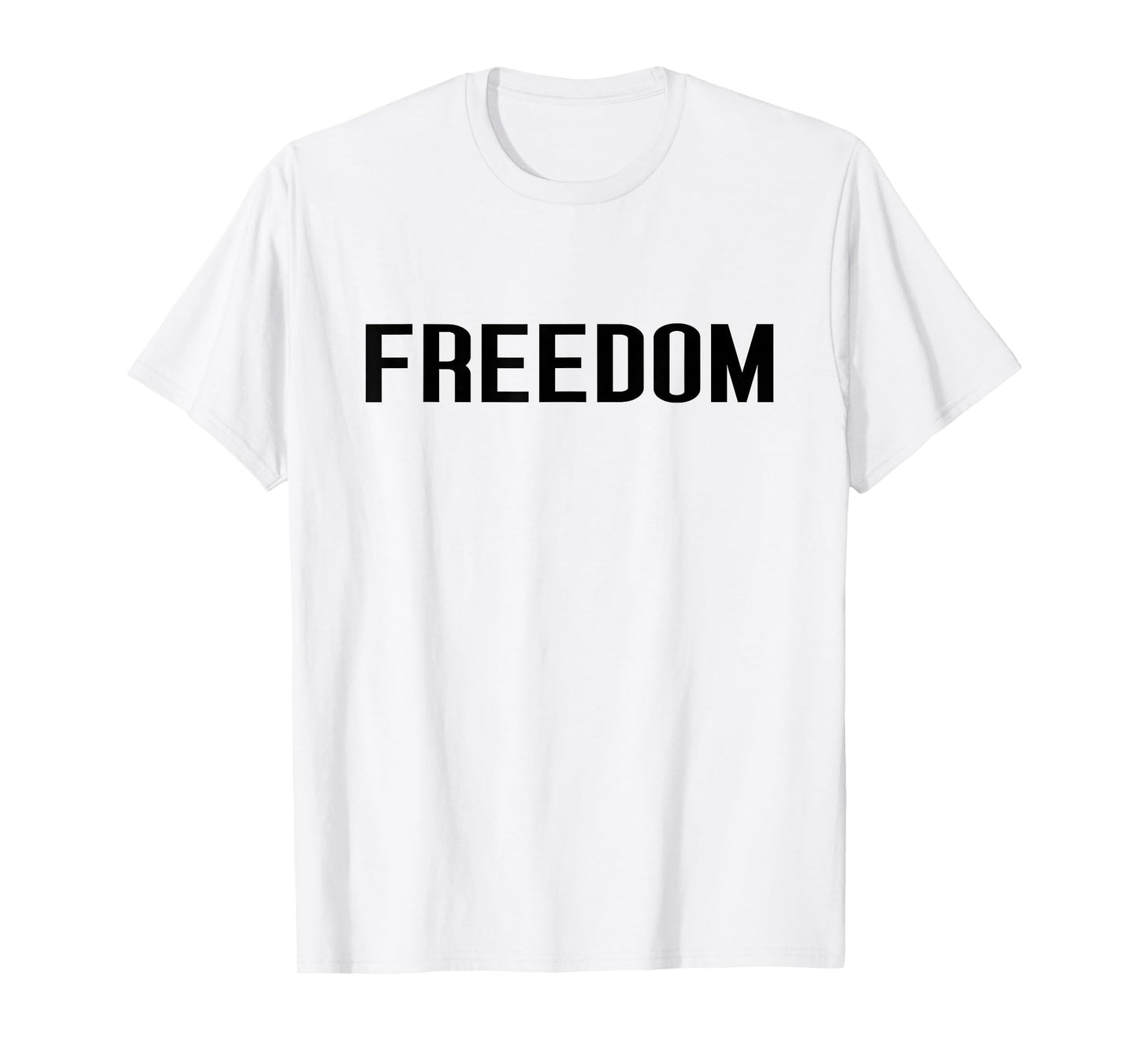 Freedom Bold Minimalist Design Free Nation T-Shirt
