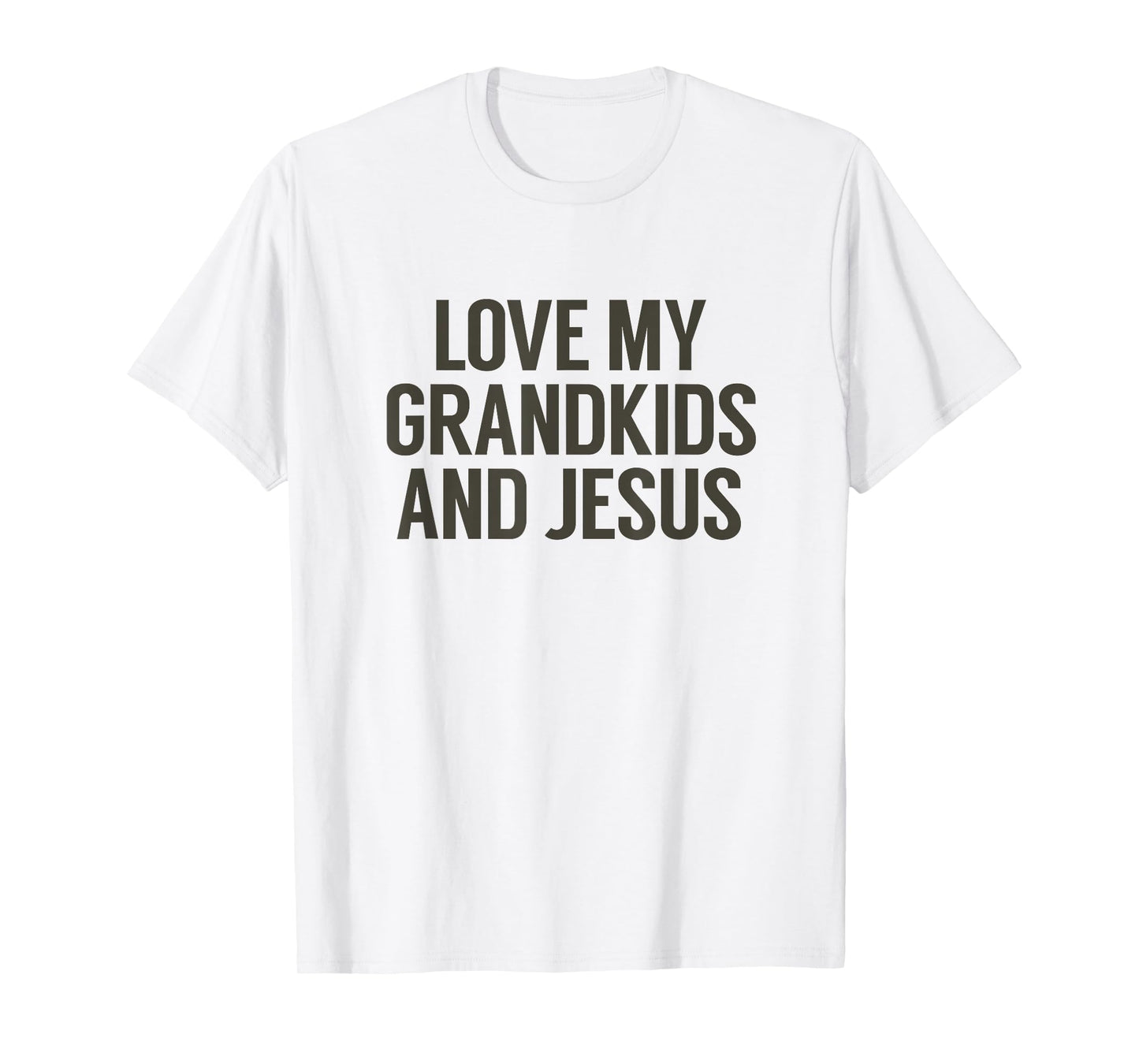 Love My Grandkids and Jesus, Christian Family TShirt T-Shirt