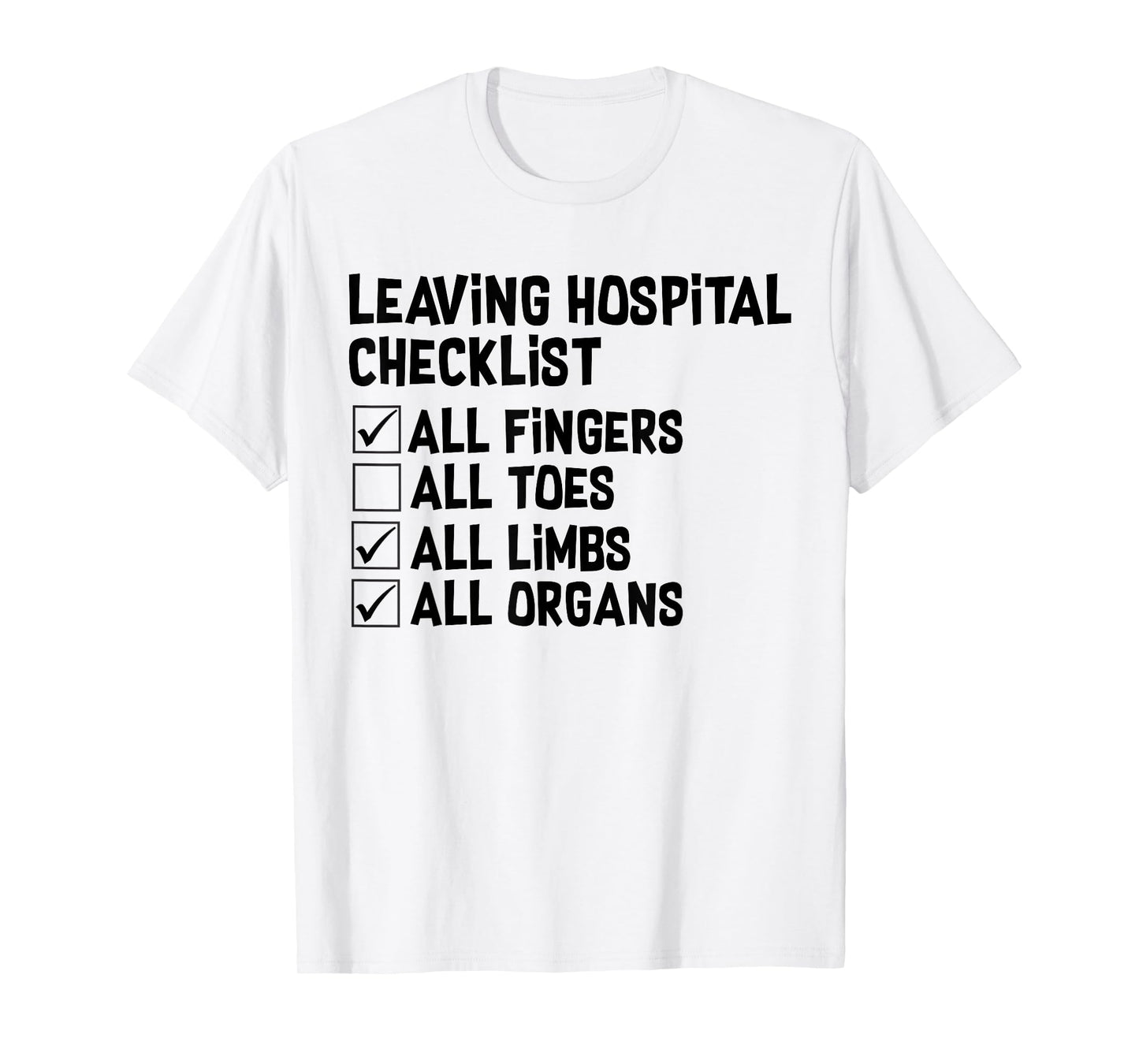 Toe Amputee Funny Humor Prosthetic Amputation T-Shirt