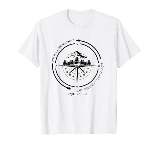 He Will Teach You The Way You Should Go Bible Verse Faith T-Shirt