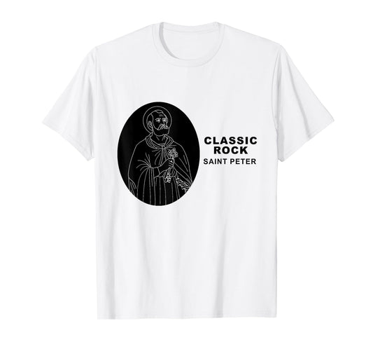 Classic Rock Saint Peter Catholic Saint T-Shirt