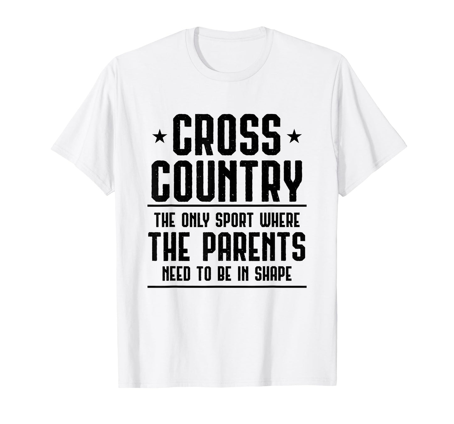 Cross Country Parents Running Jogging Funny XC Runner T-Shirt