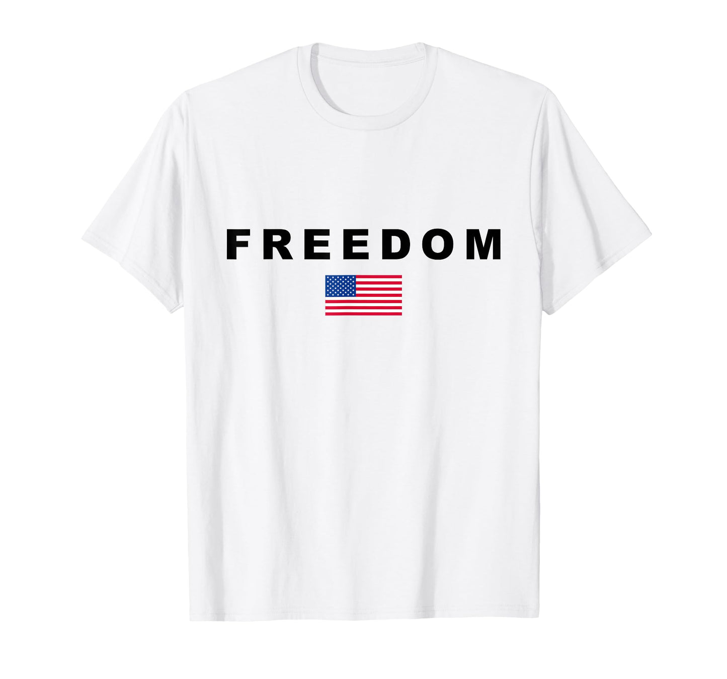 Freedom American Flag Patriotic Conservative USA T-Shirt