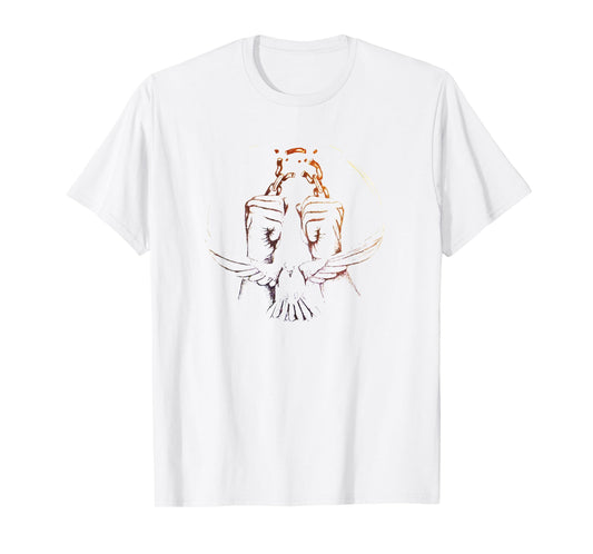 Ruach Holy Spirit Dove of Truth Sets You Free John 8 32 T-Shirt