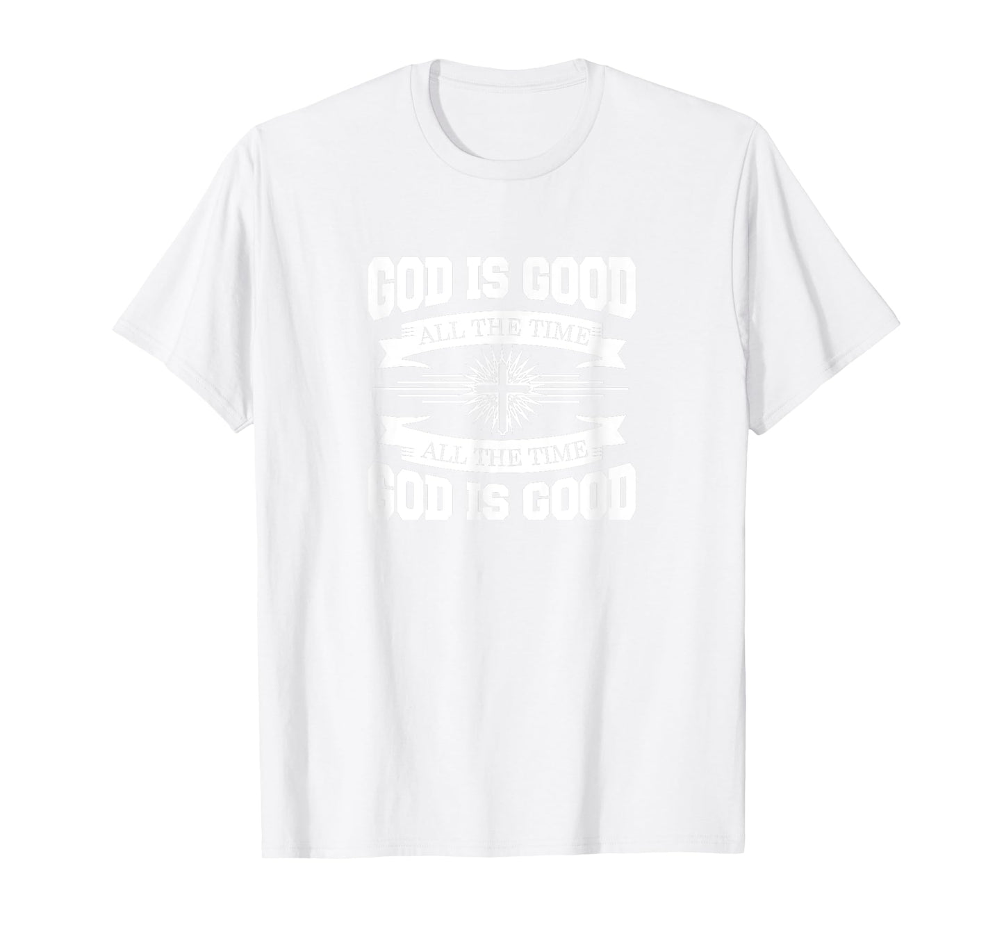 Follower of Jesus in training - God is good all the time Christian T-Shirt - Men's Blue Short Sleeve T-Shirt - Small