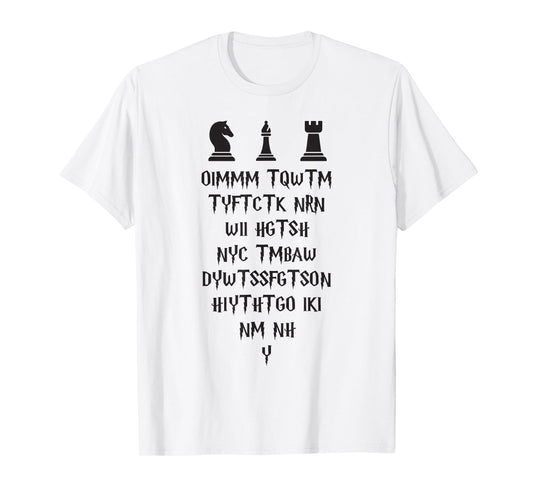 Once I Make My Move Acronym Wizard Chess funny design T-Shirt