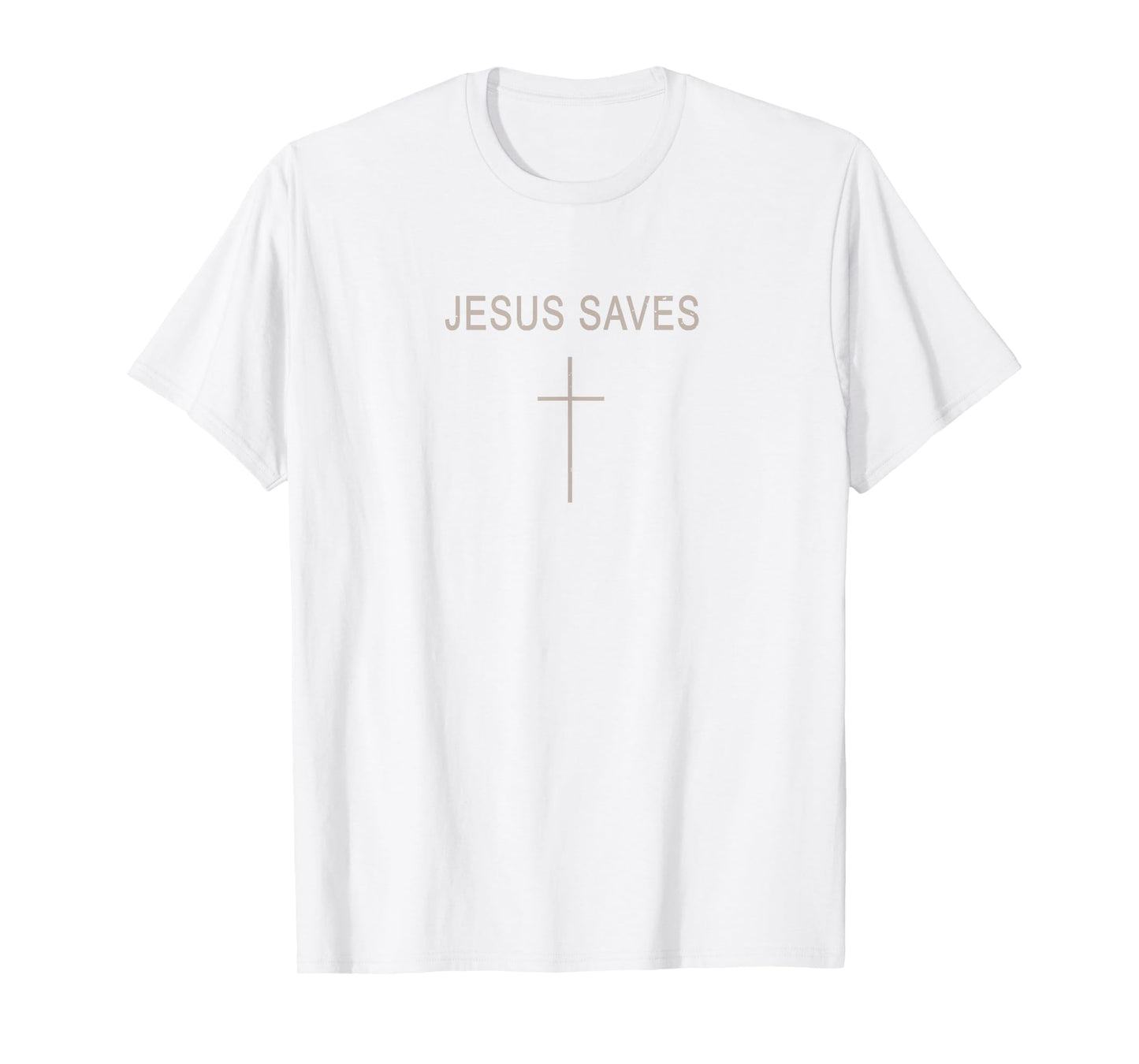 Youth Jesus Saves Cross Christian Faith Minimalist Religious T-Shirt