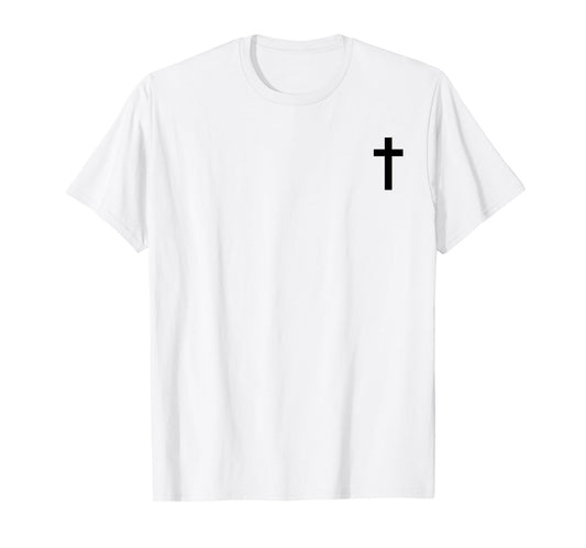 Jesus God Amen Christian Cross God Faith Bible Pray (2 Side) T-Shirt