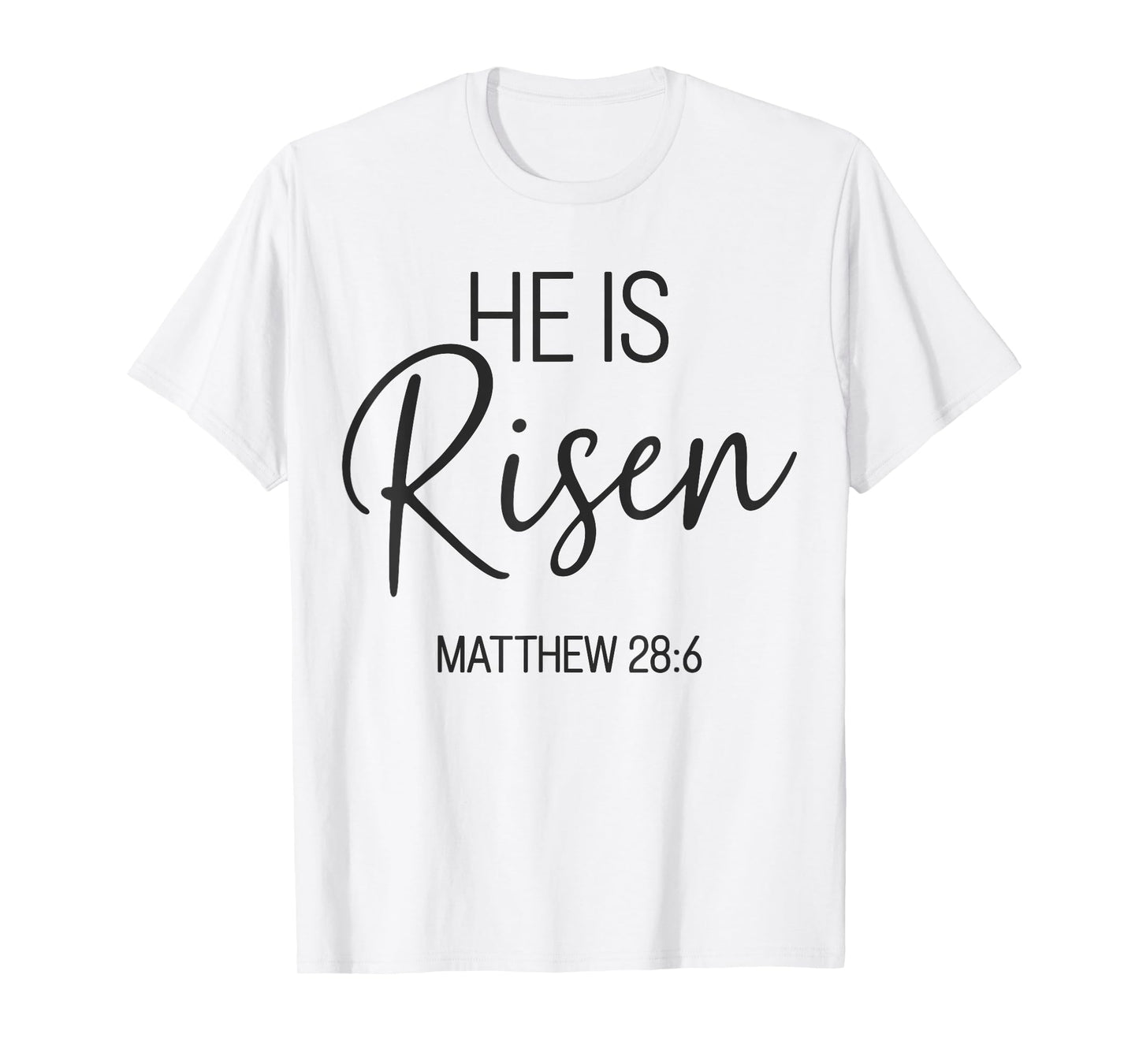 He is risen matthew bible jesus for christian easter T-Shirt