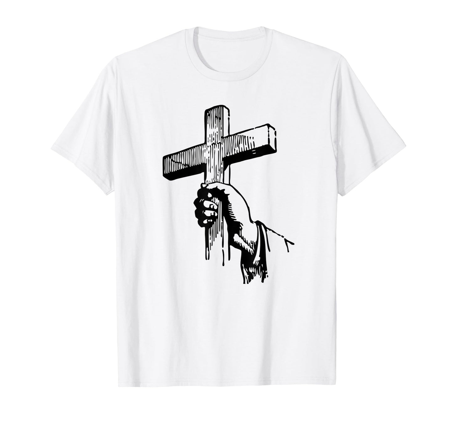 Funny Jesus Christian Cross Catholic Crucifix Design T-Shirt