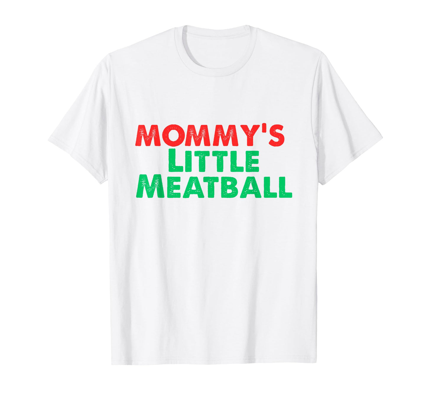 Cute Groovy Mommys Little Meatball Funny Italian Family T-Shirt