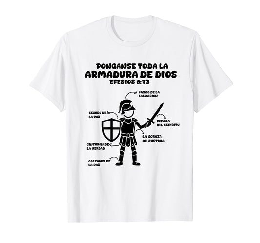 Camiseta cristiana en espanol Versiculo Spanish Christians T-Shirt