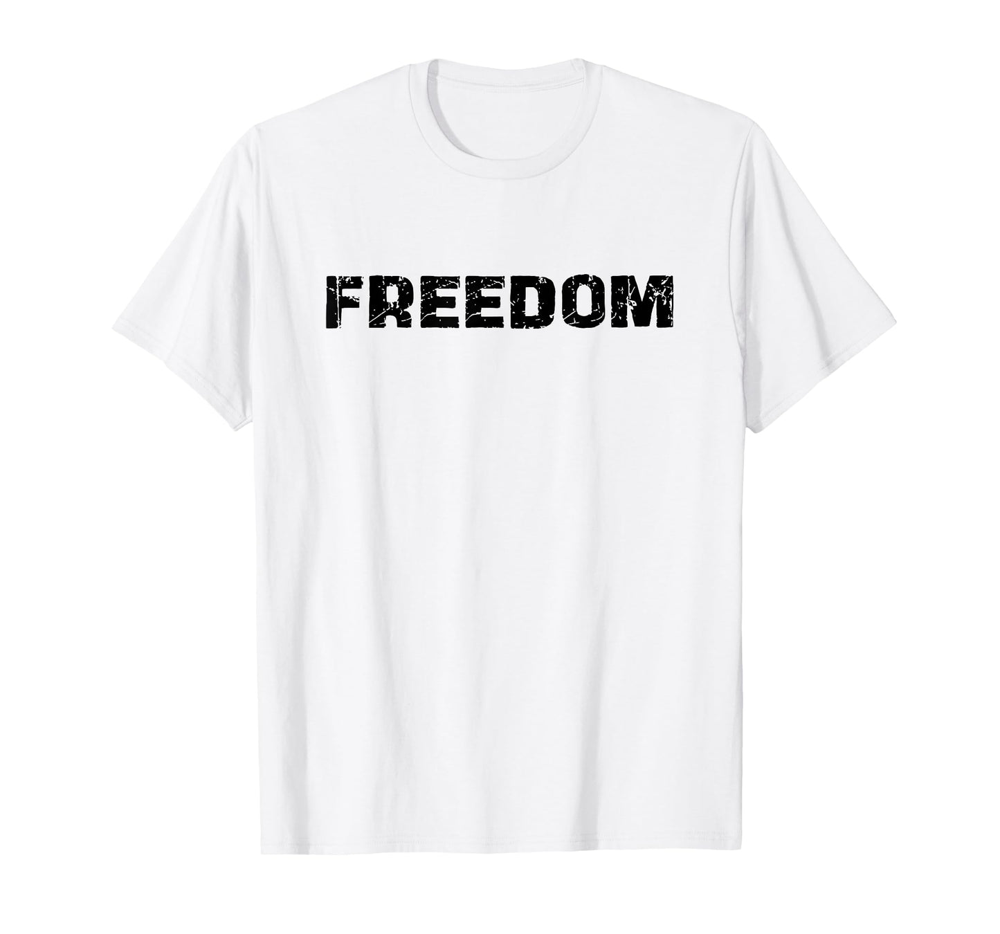 Freedom Bold Minimalist Design Free Nation T-Shirt