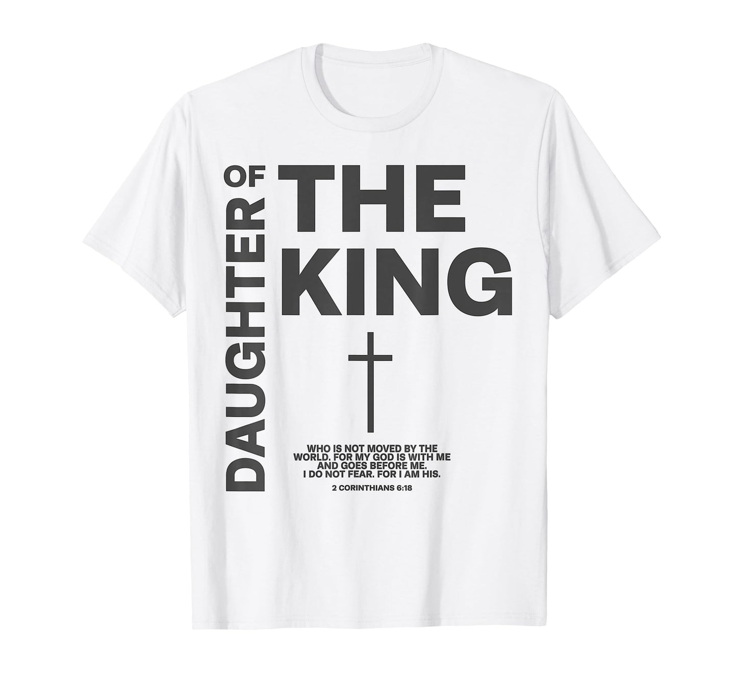 Daughter of King Child of God Jesus Christian Women Kids T-Shirt