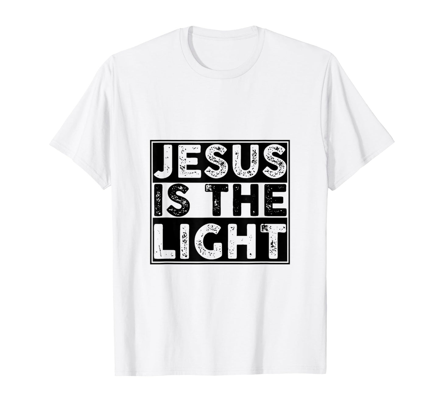 Jesus is The Light Religious Faith Inspiration T-Shirt