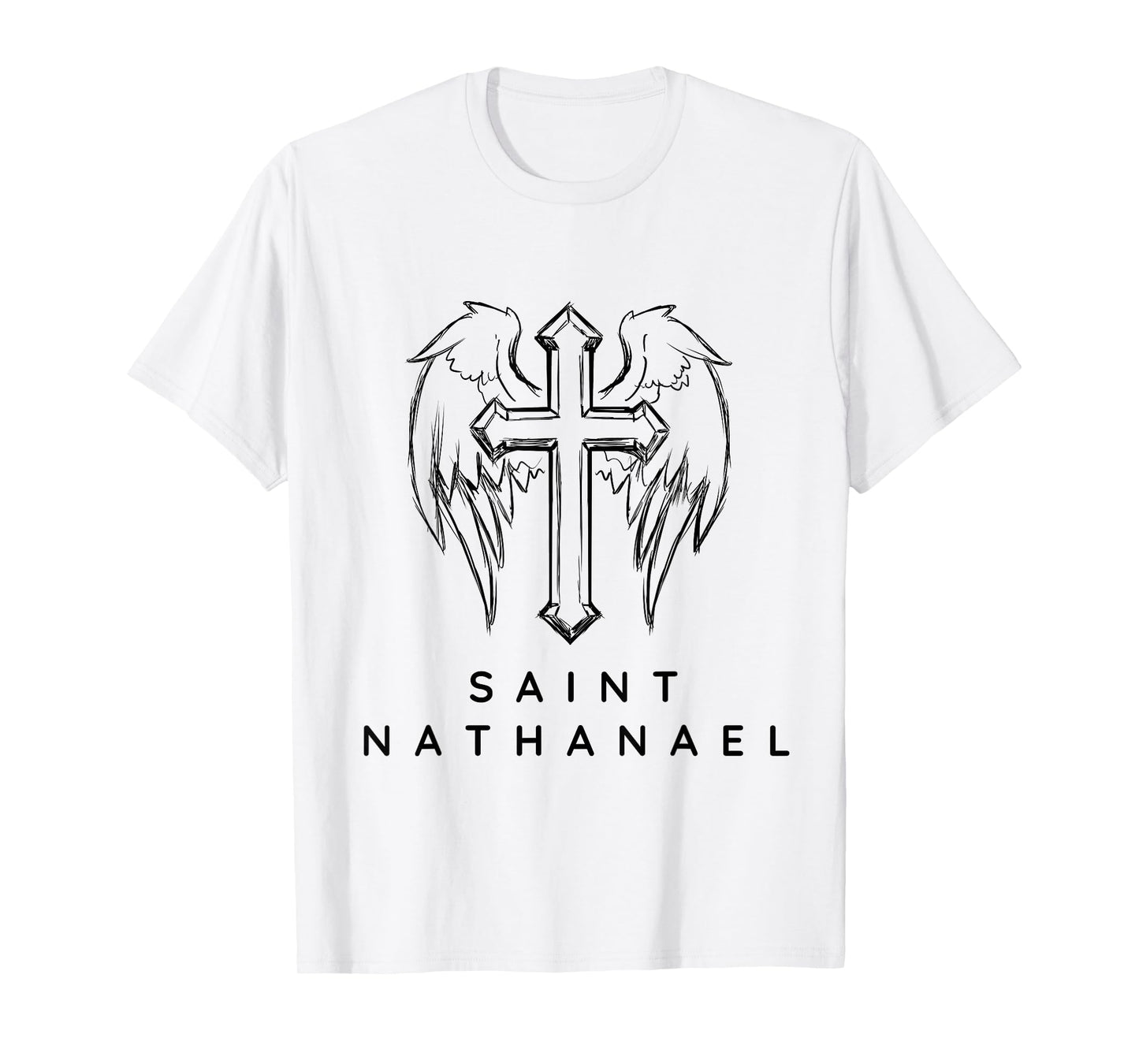 Saint Nathanael the Apostle. Traditional Catholic Prayer T-Shirt