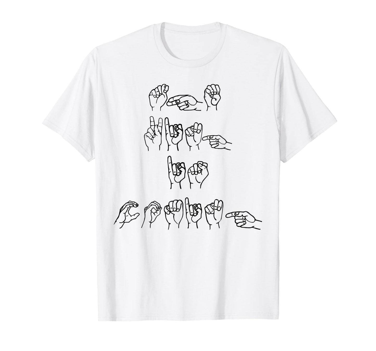 Deaf ASL The King Is Coming Revelation Christian Rapture T-Shirt