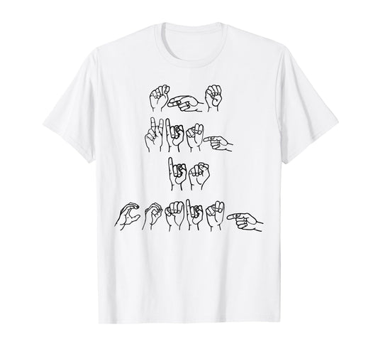 Deaf ASL The King Is Coming Revelation Christian Rapture T-Shirt