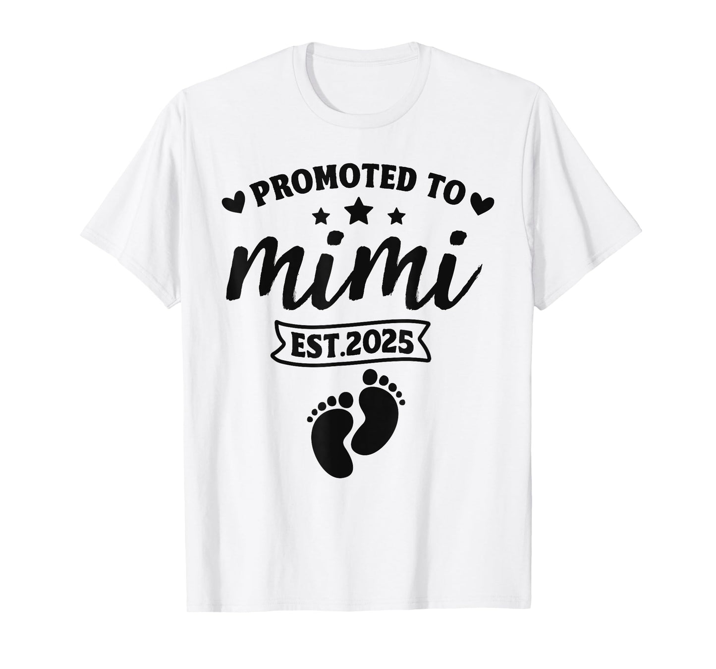 Promoted To Mimi Est. 2025 - Women New Grandma 2025 T-Shirt