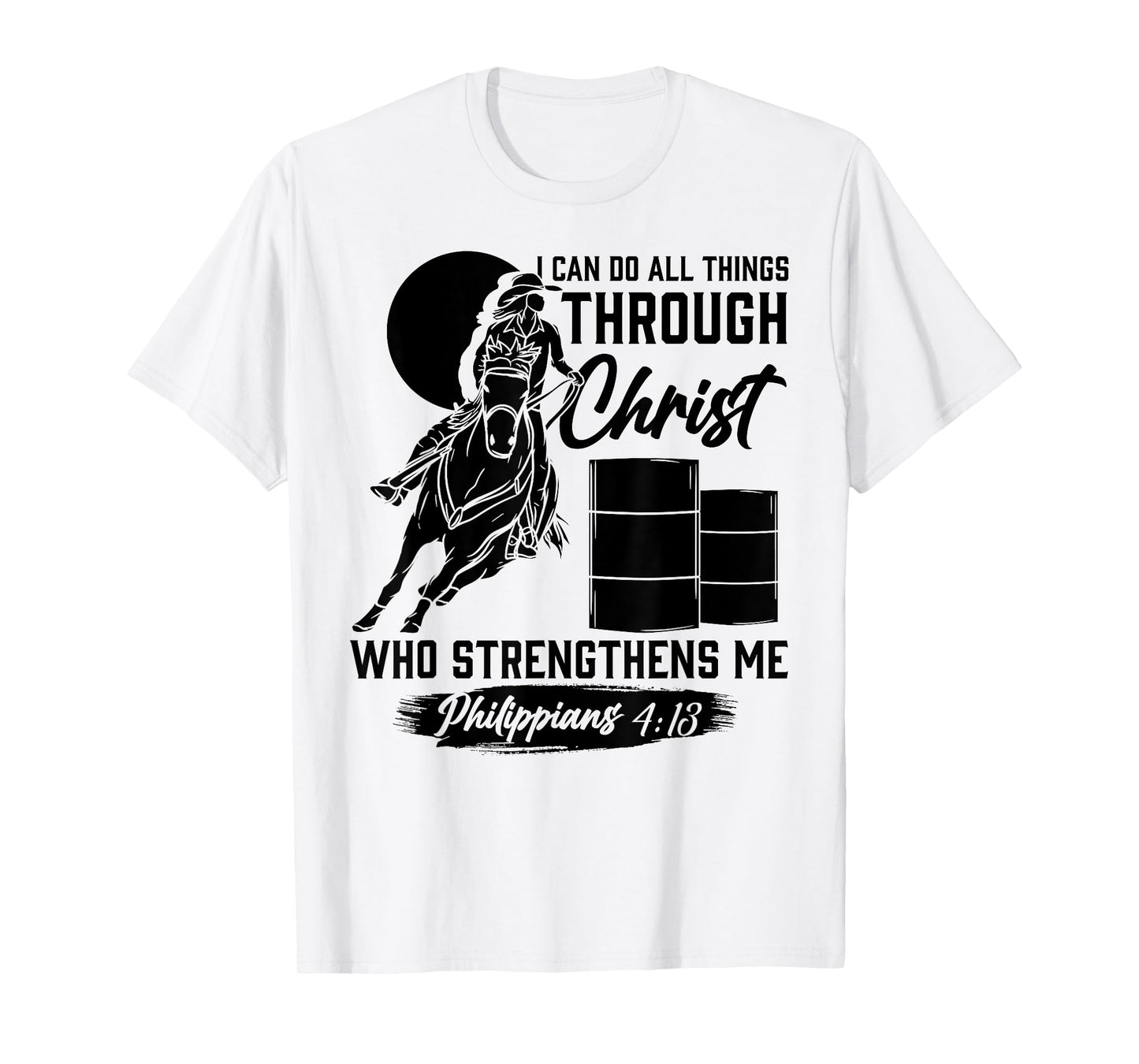 Barrel Racer Gifts for Girls Women Barrel Racing T-Shirt