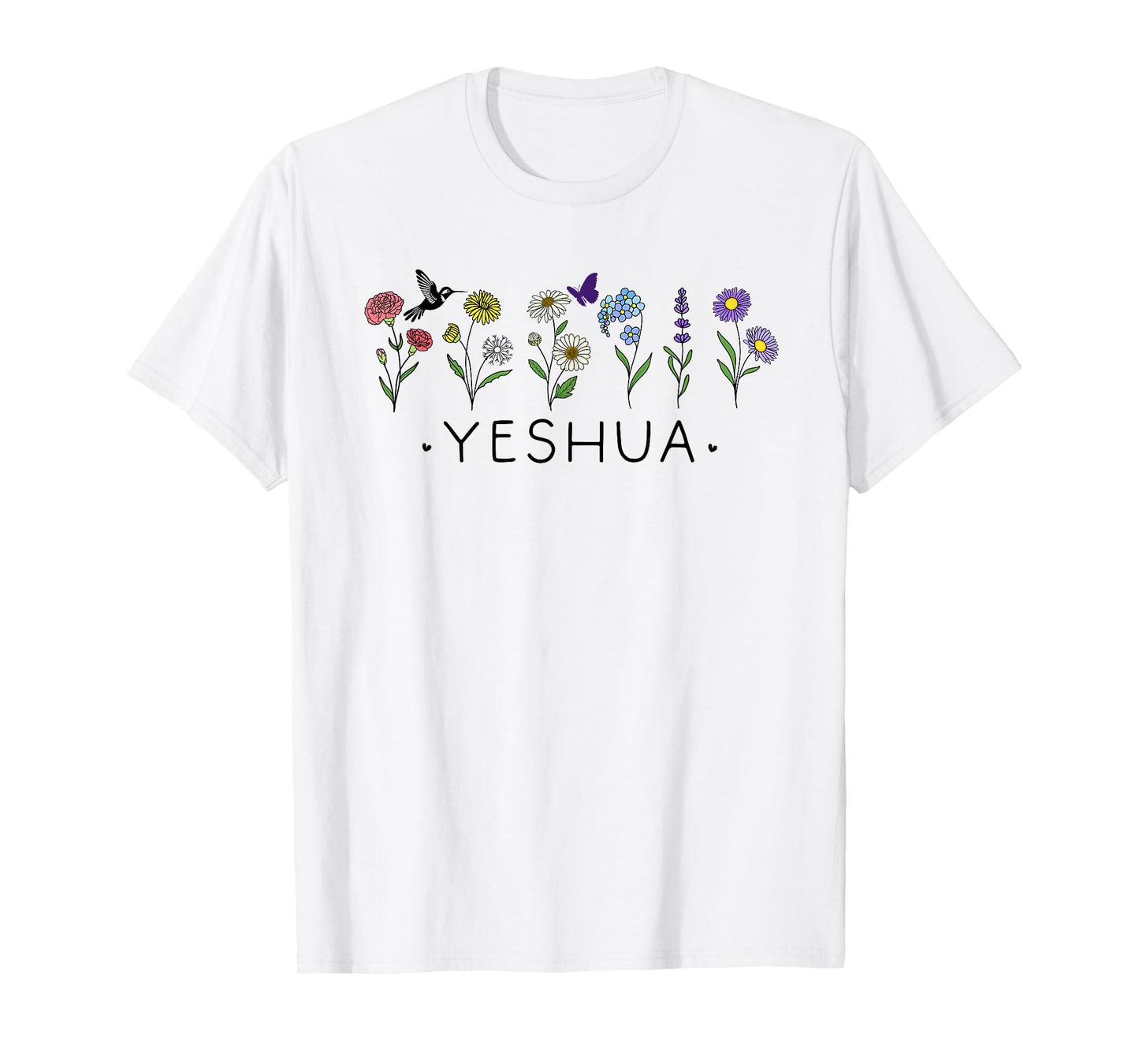 Yeshua Christian Bible Verse Butterfly Scripture God Quotes T-Shirt