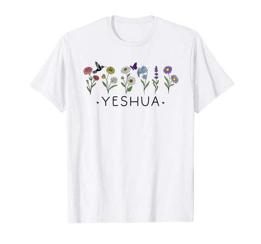Yeshua Christian Bible Verse Butterfly Scripture God Quotes T-Shirt
