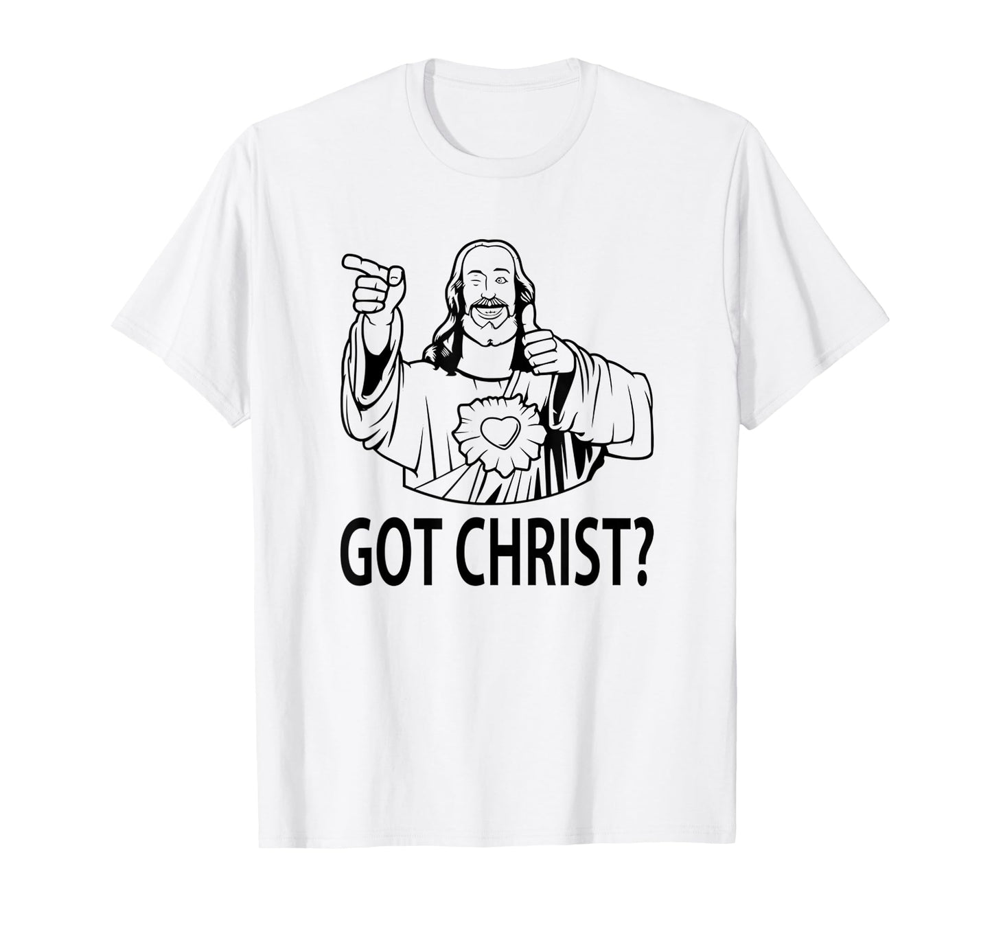 Funny Happy Buddy Jesus Christ Religious Christian T-Shirt