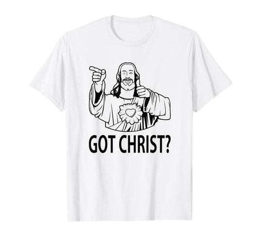 Funny Happy Buddy Jesus Christ Religious Christian T-Shirt