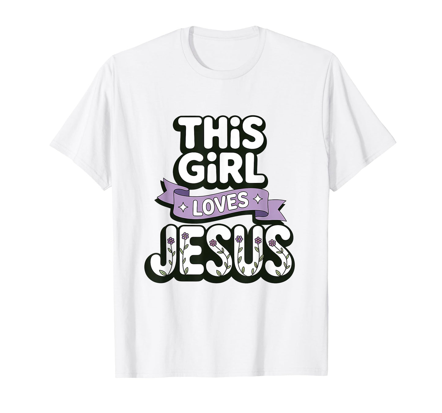 This Girl Loves Jesus Christian Girl Jesus T-Shirt