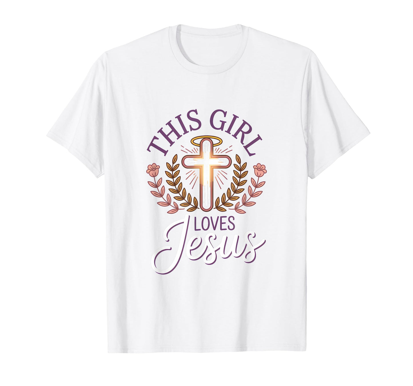 This Girl Loves Jesus Christian Girl Jesus T-Shirt