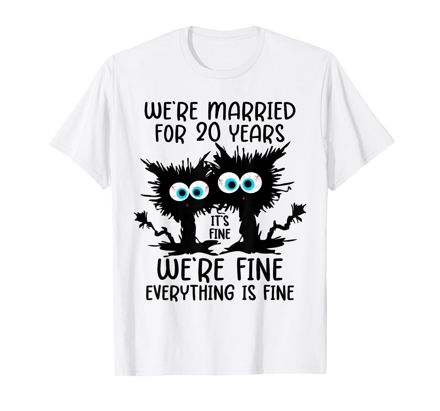 China Wedding We're Married For 20 Years T-Shirt