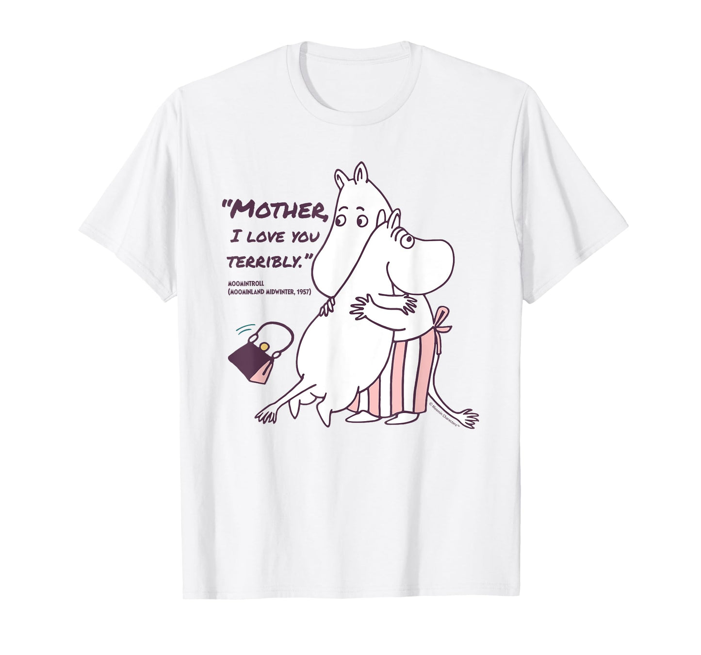 Moomin I Love You Moominland Midwinter Moomintroll Quote T-Shirt