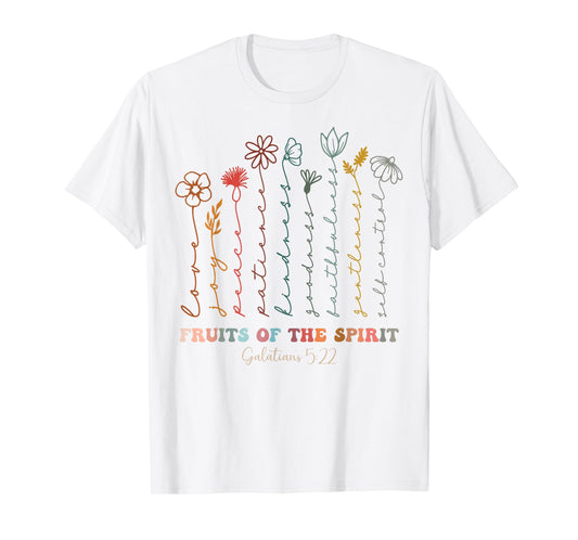 Christian Bible Verse The Fruits Of The Spirit Galatians T-Shirt