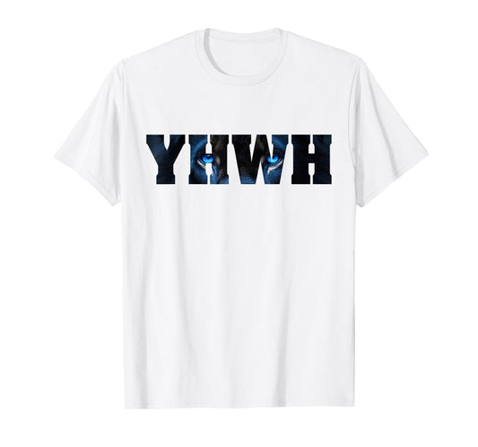 Yhwh Lion Of Judah Yahweh In Hebrew Jesus Christian T-Shirt