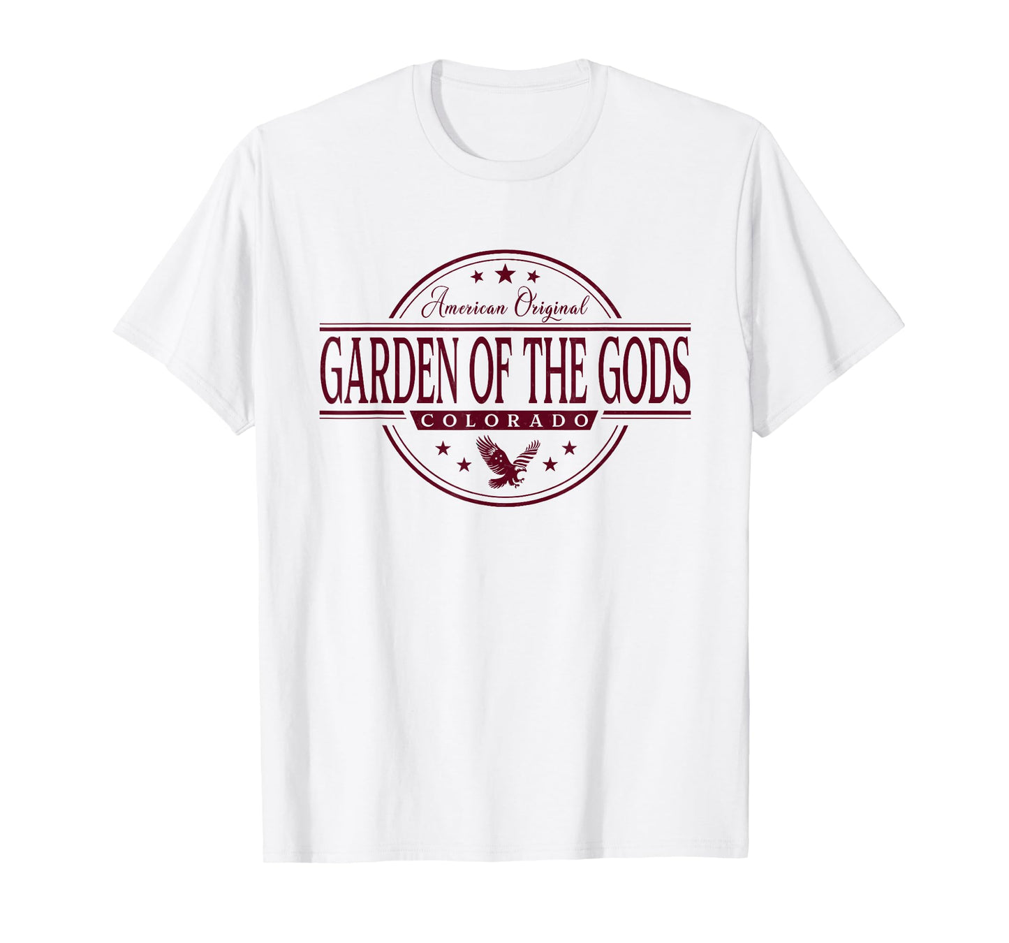 Garden of The Gods Colorado - Garden of The Gods CO Label T-Shirt