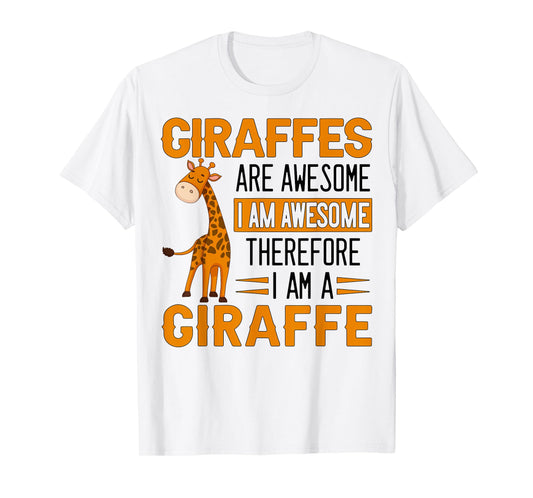 Funny Giraffe Quote Cute Giraffe Design For Giraffe Lover T-Shirt