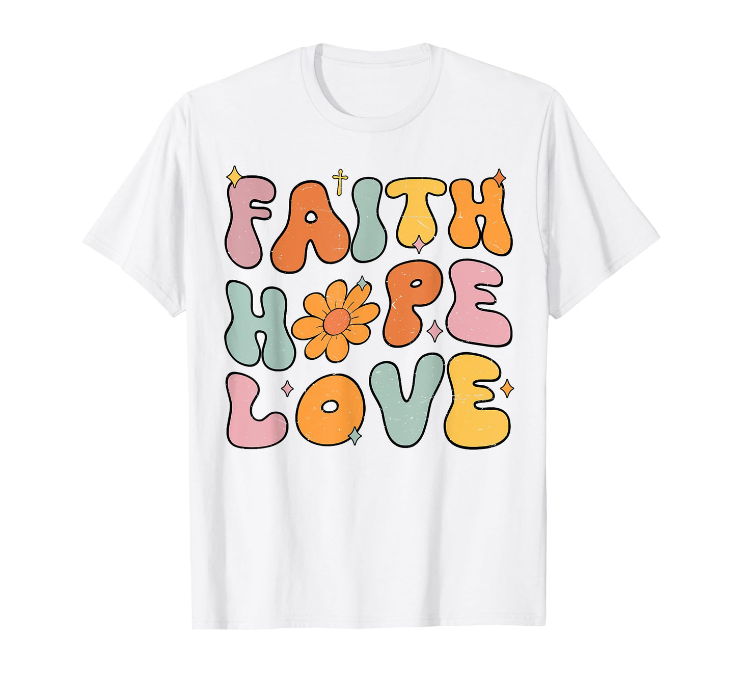 Christian Faith Over Fear Women Girl Cute God Sister Toddler T-Shirt