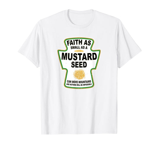Grunge Christian Seed of Mustard Faith Jesus T-Shirt
