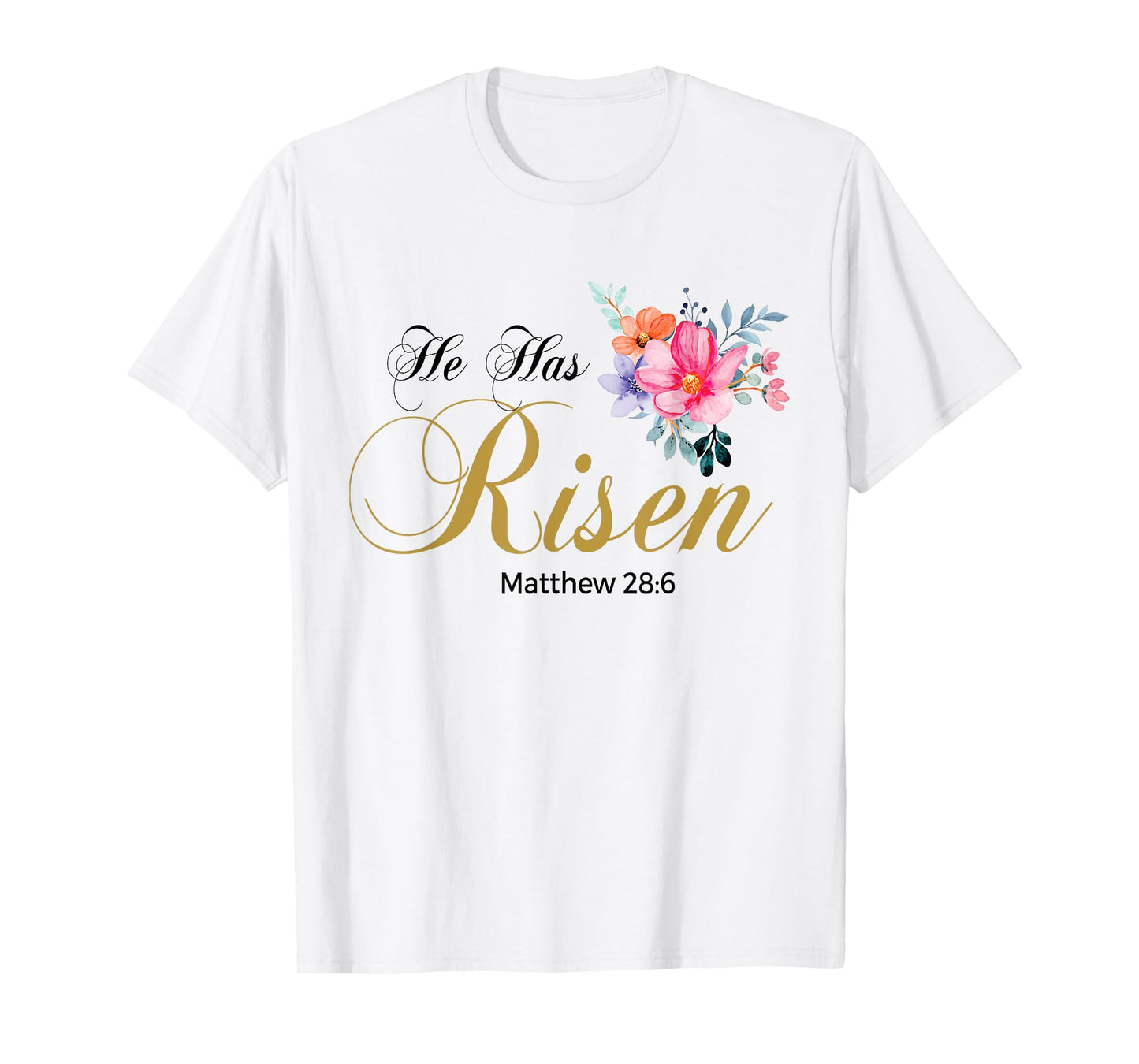 He Has Risen Jesus Religous Easter Sunday Christian Jesus T-Shirt