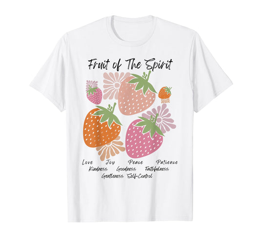 Fruits Of The Spirit Christian Bible Verse Jesus Faith Women T-Shirt