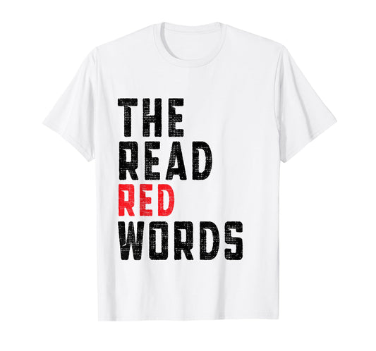 Read The Red Words Religious Christian Women Men T-Shirt