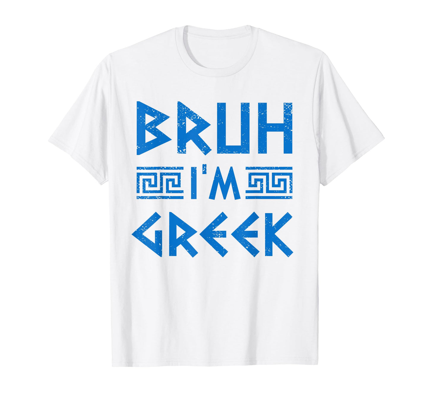 Bruh I'm Greek Funny Ancient Greek Festival Greek Boys T-Shirt