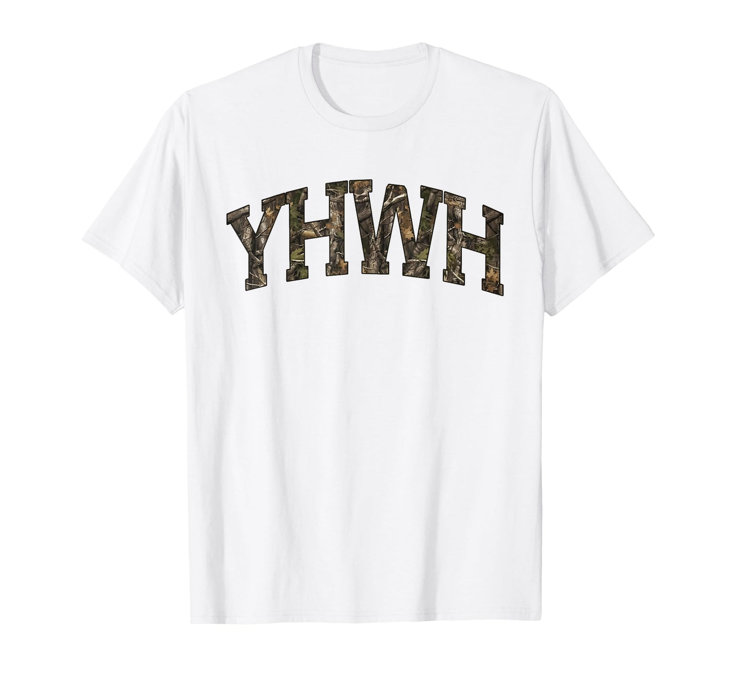 Camo YHWH Funny Bible Verse Christian Faith Jesus Women Men T-Shirt
