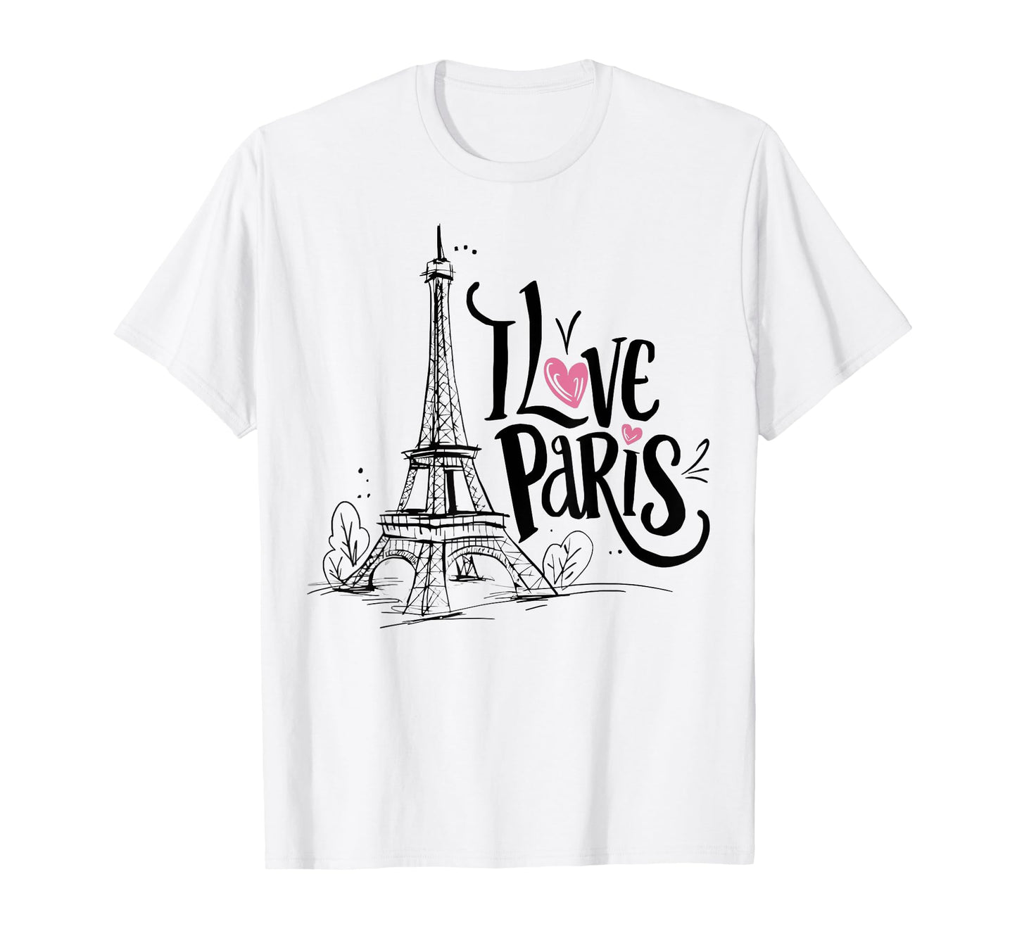 Eiffel Tower Paris Girls Guys Travel Holiday France Souvenir T-Shirt