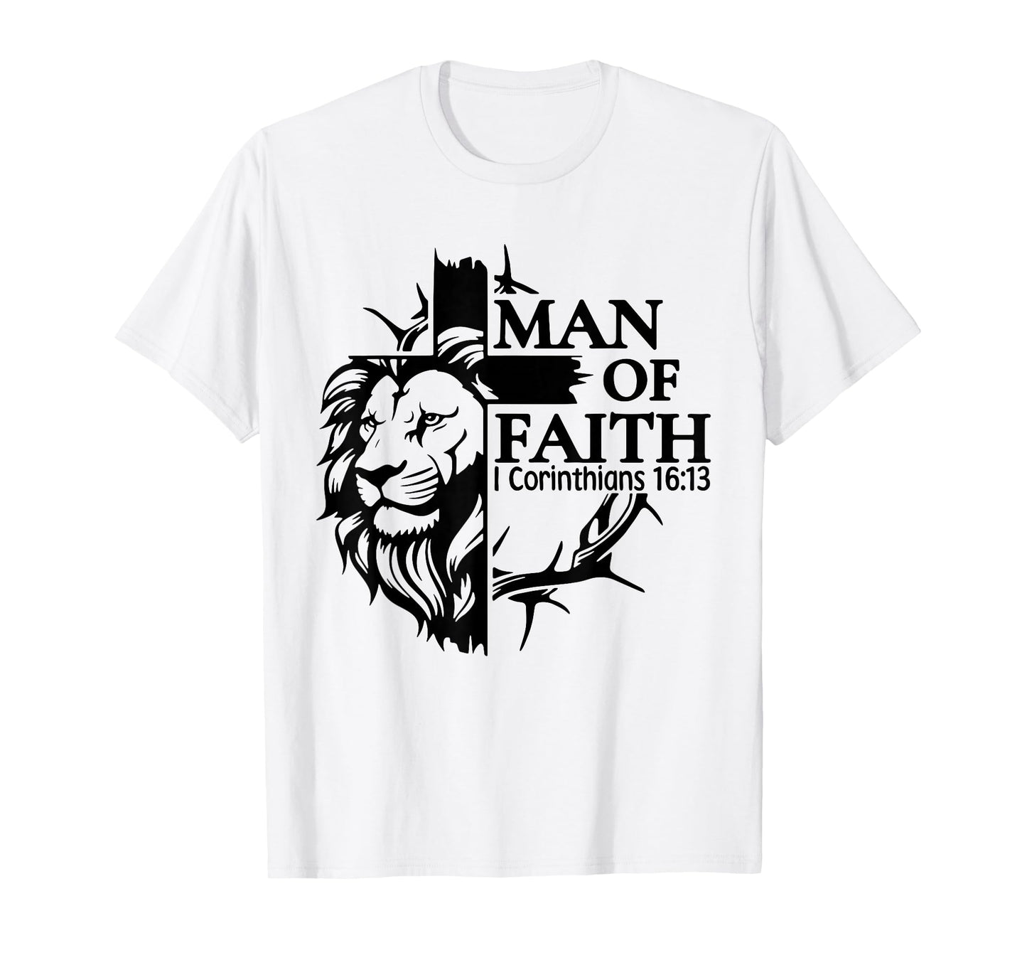Faith, God, Religious, Man of Faith, Believe, Faith Cross T-Shirt