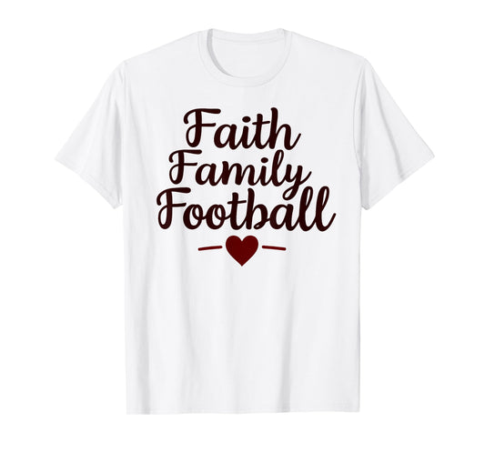 Faith, Family, Football – The Triple Threat of Life T-Shirt