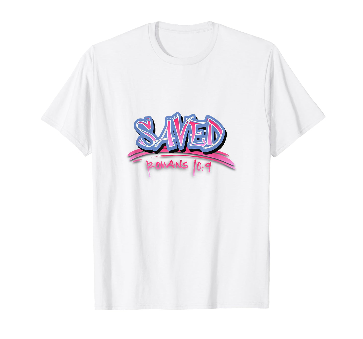 Saved - Romans 10:9 T-Shirt