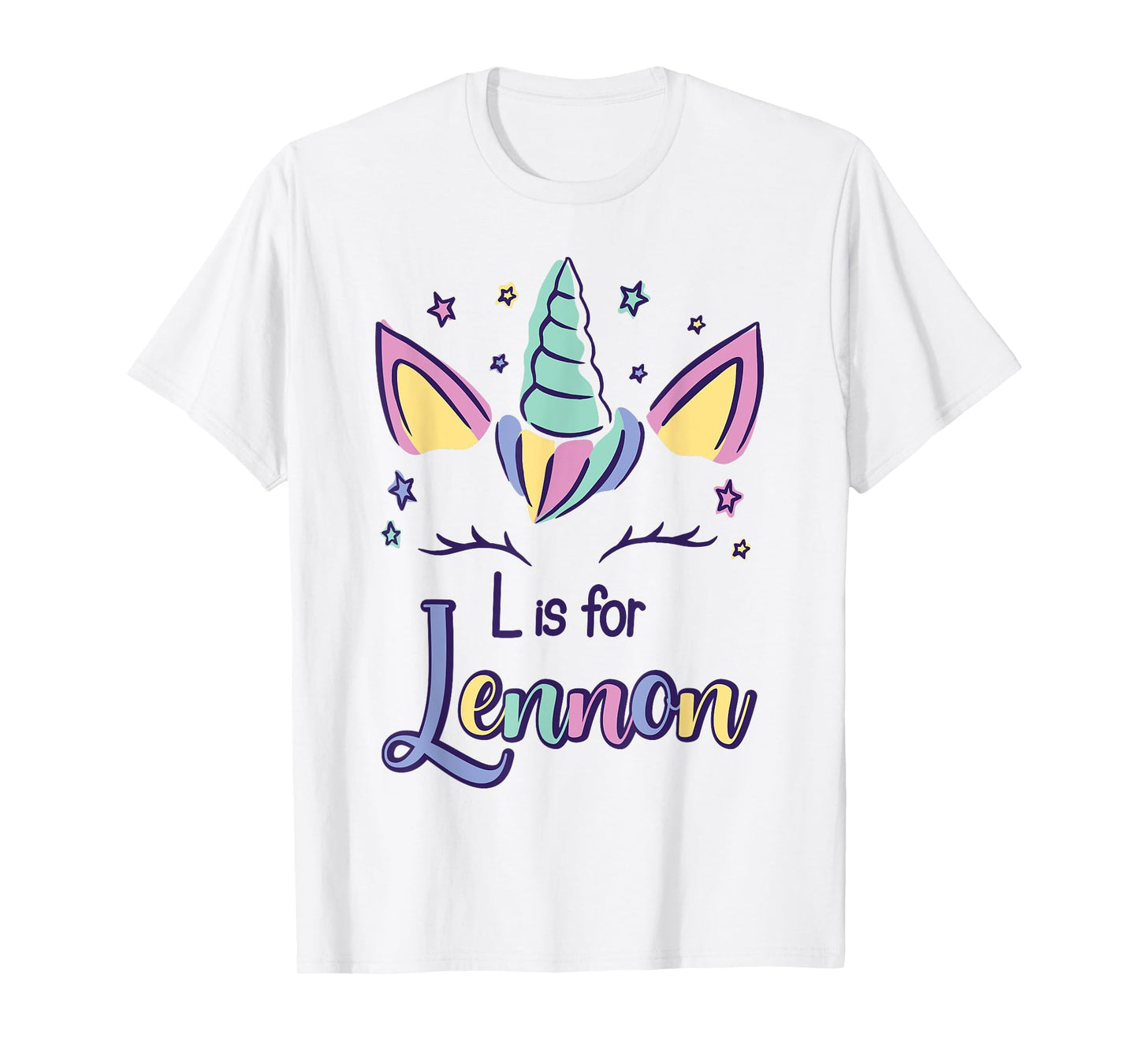 First Name Lennon Personalized L Is For Lennon T-Shirt