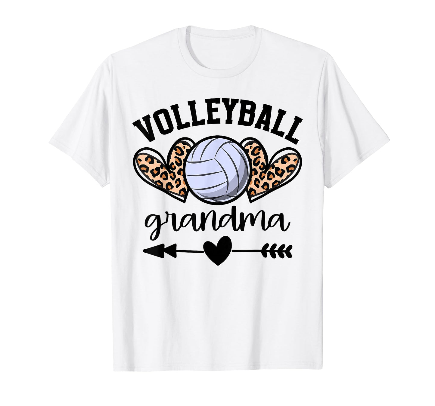 Volleyball Grandma Womens Volleyball Game Day Senior Night T-Shirt