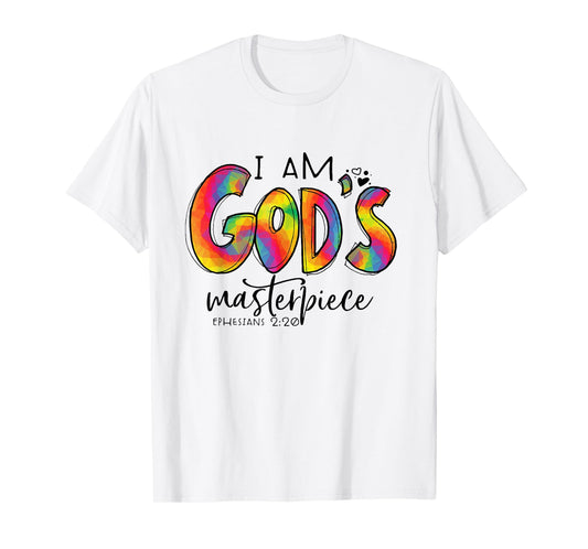 I’m God's Masterpiece Ephesians 2:20 Bible Verse Christian T-Shirt